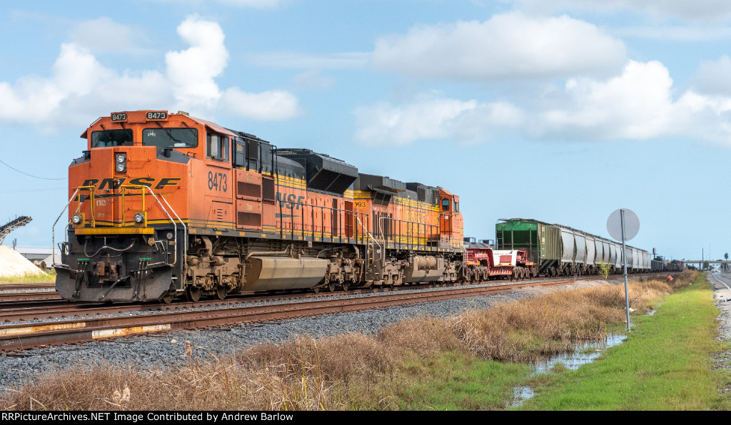 KRL 12-Axle Flatcar in South TX